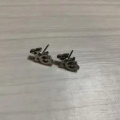 XGロゴ シルバー スタッドピアス