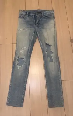 SAINT LAURENT ダメージ スキニーデニム