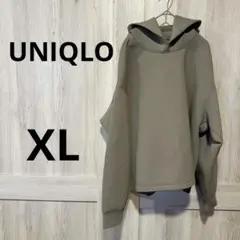 UNIQLO フード付き パーカー 【XL】 グレー ユニクロ スウェット