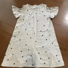 肩出し袖 ワンピース　GU 120