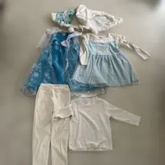 エルサ風ドレスセット２着　120、130センチ