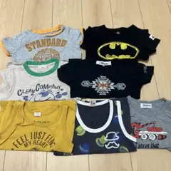 男の子半袖Tシャツ　タンクトップ　100センチ7着セット