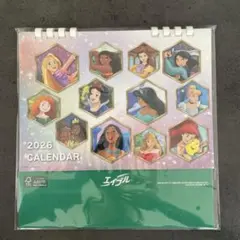 2026年 ディズニープリンセス 卓上カレンダー