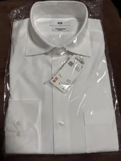 UNIQLO スーパーノンアイロン スリムシャツ 白 L