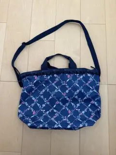 新品未使用品　LeSportsac chesty 2way バッグ ネイビーのサムネイル
