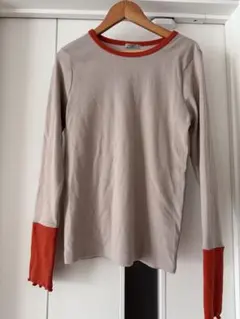 しまむら田中里奈mysa 配色長袖カットソー