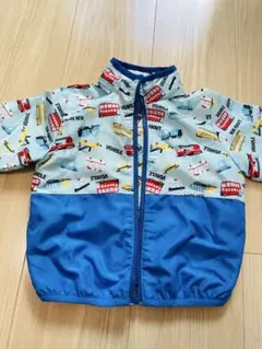 値下げ☆未使用　車柄 ジャケット 80 春秋 シャカシャカ 男の子