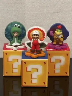マリオ ハッピーセット フィギュア 3体セット　マリオ・ルイージ・クッパJr