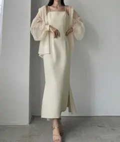 Louere バックマーメイドキャミワンピース