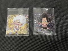 ワンピース大海賊シールウエハース11 SECエース モンキー・D・ルフィ SGR