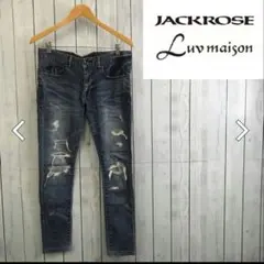 JACKROSE Luv maison スキニーデニム ダメージ加工のサムネイル