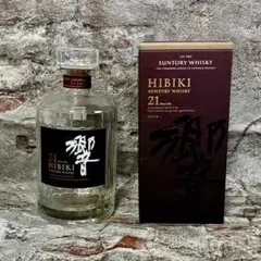 SUNTORY HIBIKI 21年 ウイスキー 空瓶 箱付き - メルカリ