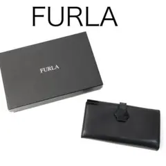 H8116F◾️フルラ 花型ベルトホック 二つ折りレザー長財布 箱付 - メルカリ