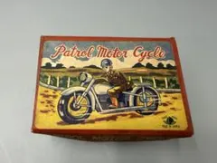 青柳商店 Patrol Motor Cycle ブリキ玩具 ビンテージのサムネイル