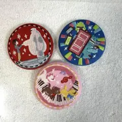 ディズニー 刺繍缶バッジ 3点セットのサムネイル
