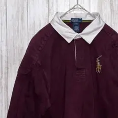 【人気・オーバーサイズ・定番】ポロバイラルフローレン ラガーシャツ ビックポニー