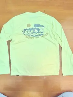 patagonia キャプリーンクール長袖S ライトイエロー　トレイルランニング