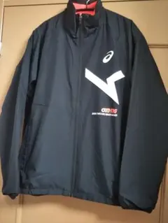 アシックス A-I-M 裏トリコットブレーカージャケット ブラック Sサイズ