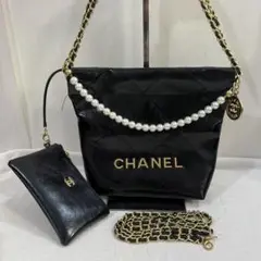 CHANEL VIPノベルティ ショルダーバッグ シャネル ブラック - メルカリ