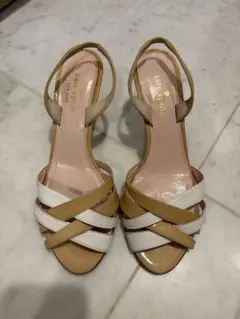 kate spade サンダル ベージュ×ホワイト 6.5のサムネイル