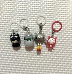にゃんにゃんにゃんこ にゃんこ飯店 マスコットキーホルダー めじるし