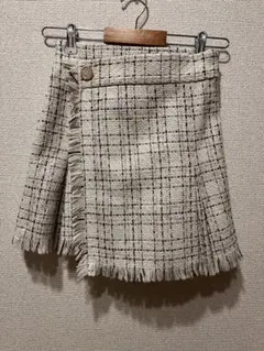 RESEXXY ツイードラップミニスカート