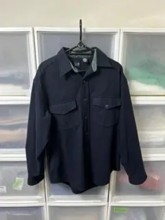 old gap ネイビー ウールシャツ