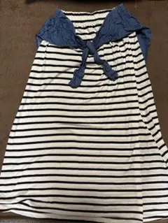 ストライプ柄ロングスカート Sサイズ