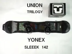 YONEX SLEEK 142 / UNION TRILOGY ボードセット 2026年最新】sleek yonexの人気アイテム - メルカリ