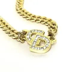 極美品　ディオール　チョーカー　ネックレス　CDロゴ　カラーストーン　喜平