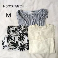 レディース トップス 3点セット 長袖 半袖 オフショル 春 夏