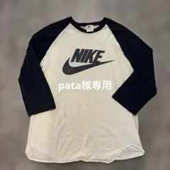 NIKE ヴィンテージ ラグラン 七分袖 カットソー USA製のサムネイル