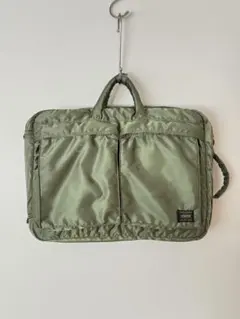 【希少】廃番 ポーター PORTER タンカー 3WAY バッグ セージグリーン