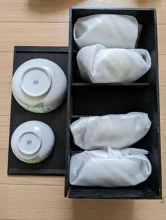 未使用　彩りのうつわ　弥生窯　花しらべ　親子鉢　小鉢中鉢　5組ずつ計10個　陶器