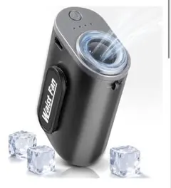 新品未開封 腰掛け扇風機　ベルトファン　首掛け　卓上 4段階風量　ブラック