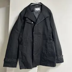 薄手ジャケット メンズ XL ブラック 黒 ストレッチ ライトアウター 美品✨