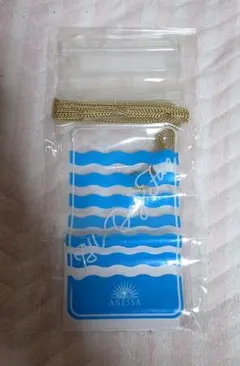ANESSA アネッサ 防水ケース スマホケース 非売品 ノベルティ 水色