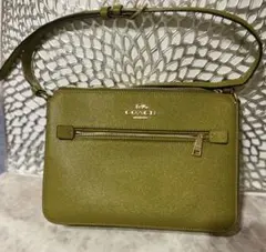 ⭐️美品⭐️ COACH コーチ ショルダーバッグ ピスタチオ・オリーブ系