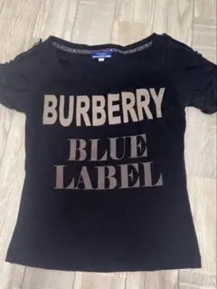 BURBERRY BLUE LABEL 美品 Y2K ブラック Tシャツ 38