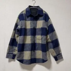 ユニクロ UNIQLO オーバーシャツジャケット チェック柄 S