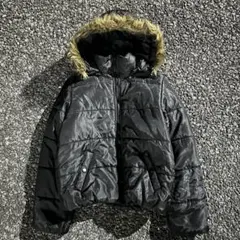 00s ファー ダウン Y2K 平成 グランジ archive ギャル 光沢