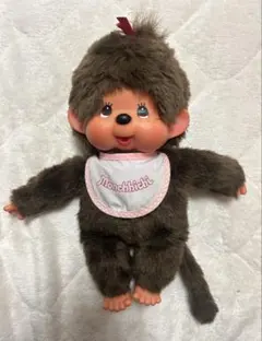 モンチッチ 赤リボン よだれかけ付き