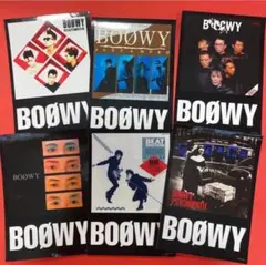 BOØWY ジャケ写絵柄スマホサイズステッカー（全6種）