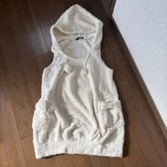 FORTUNE COOKIES フード付きミニワンピース アイボリー