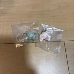 シュガーバニーズ ふわふわめじるしアクセサリー 2点セット　しろうさ　ミントうさ