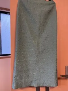 グリーン ロングスカート
