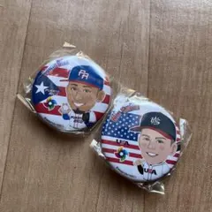 エドウィン・ディアス ウィル・スミス wbc記念バッジ　2人とも応援してね