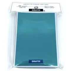 新品未開封　GRATS! スリーブ　ターコイズブルー　グラッツ　グリーン　無地