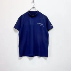 極美品 the 5525 GOLF モックネック 半袖 シャツ ブラック L - メルカリ
