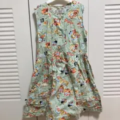 レトロ　Coollet ノースリーブワンピース 130cm